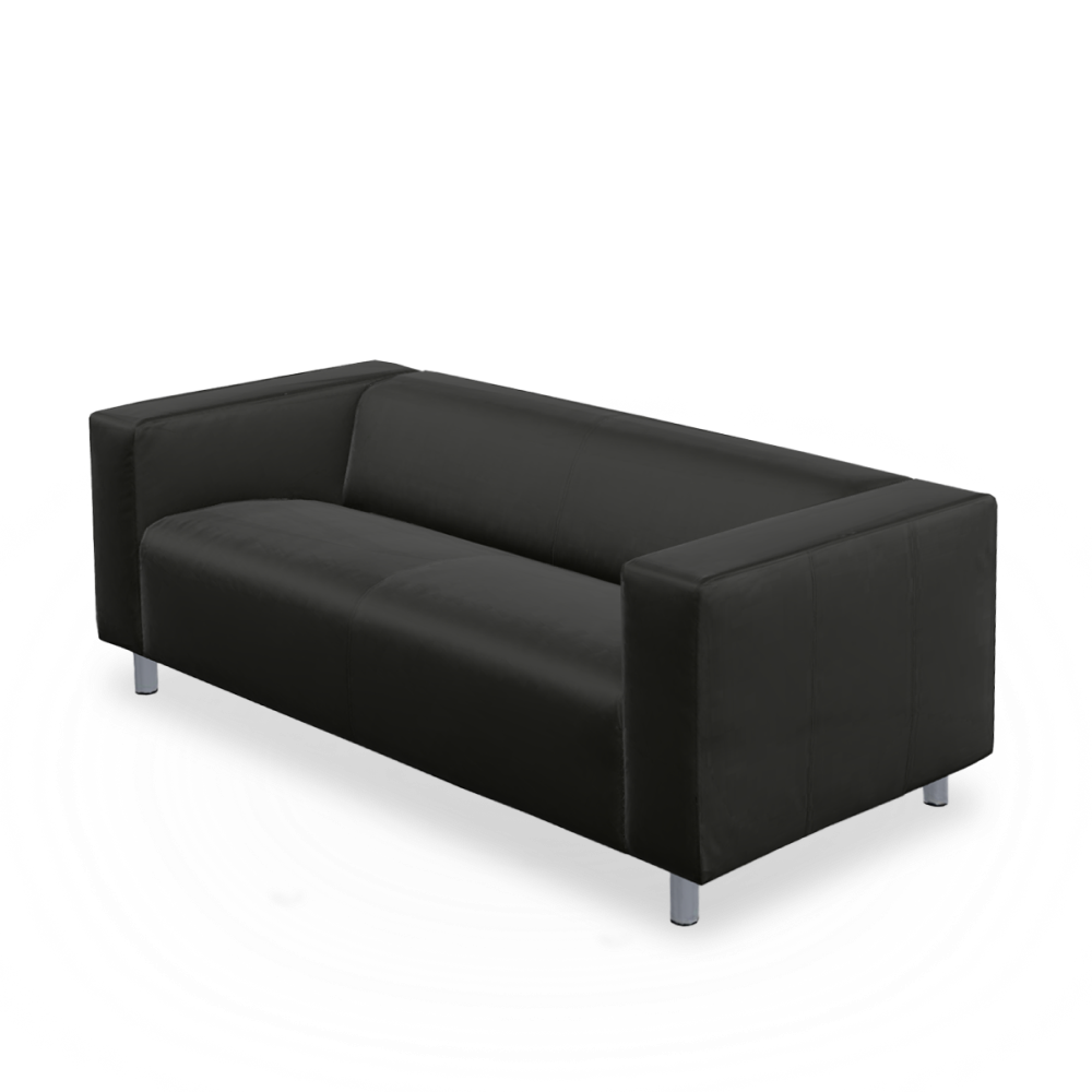 Black Sofa - Faux Leather