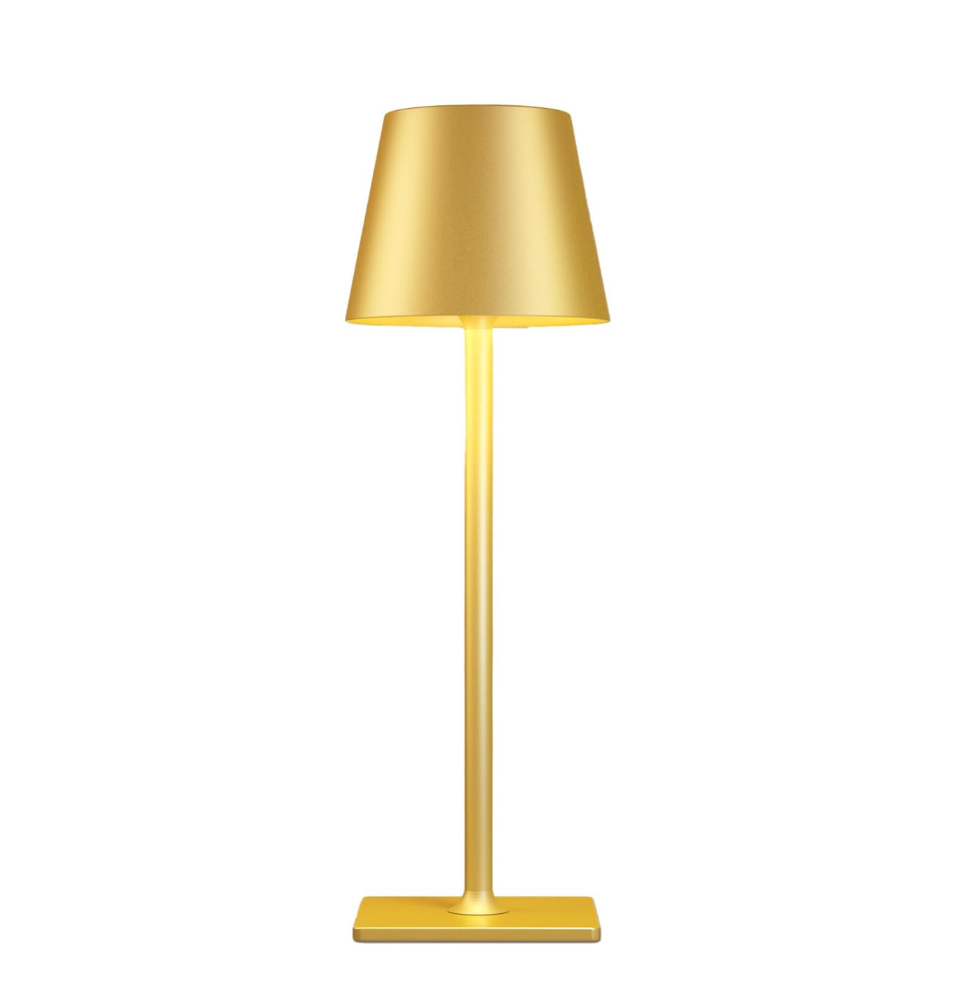 Gold Table Lamp - Cordless and Height Adjustable