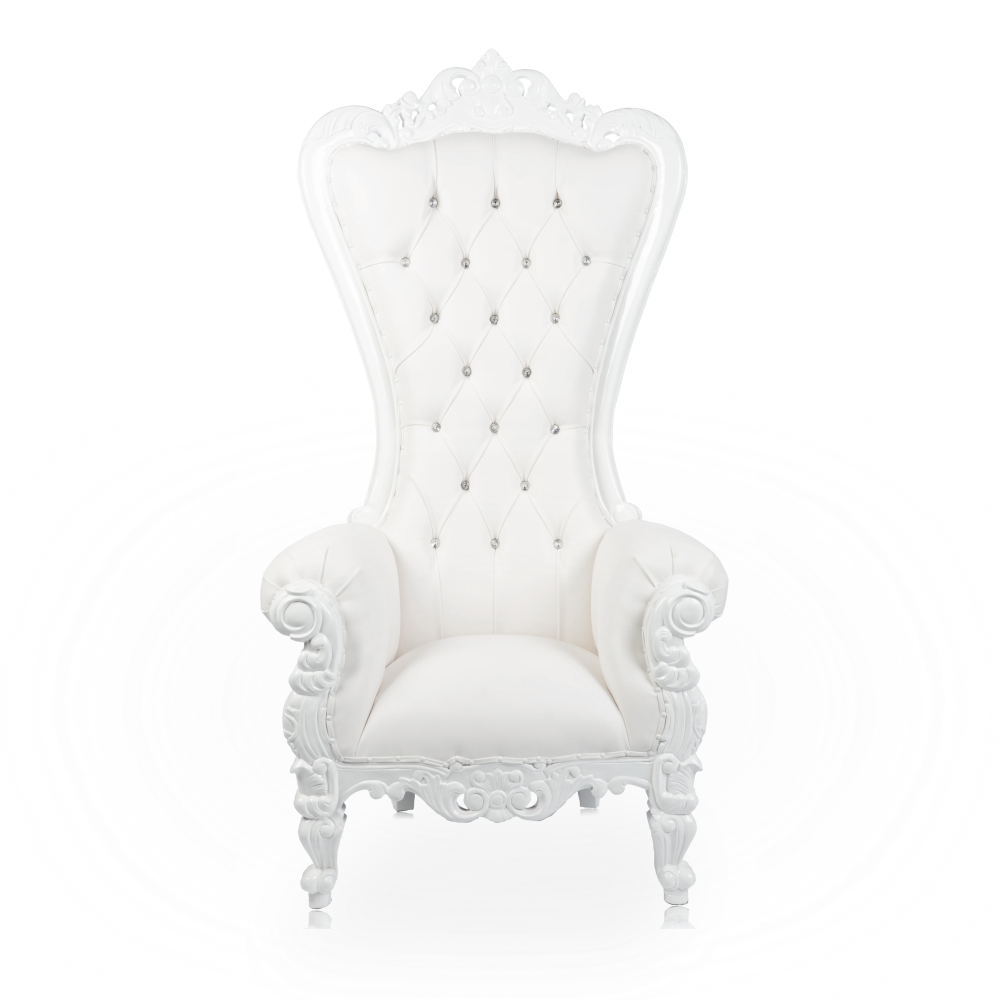 White Throne Chair