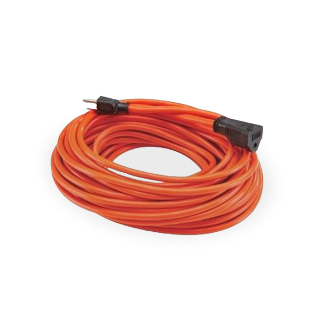 A heavy-duty 100 ft extension cord for power needs