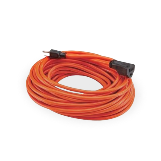 A heavy-duty 100 ft extension cord for power needs