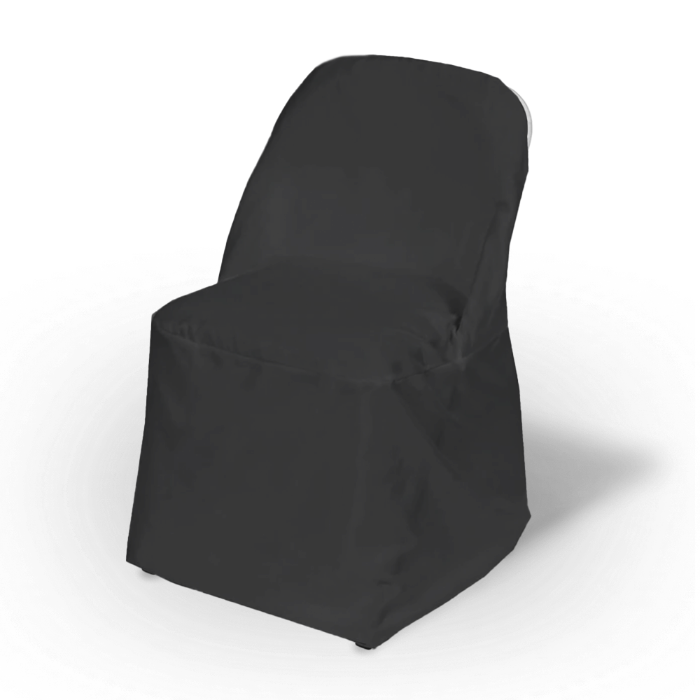 Black Folding Chair Cover