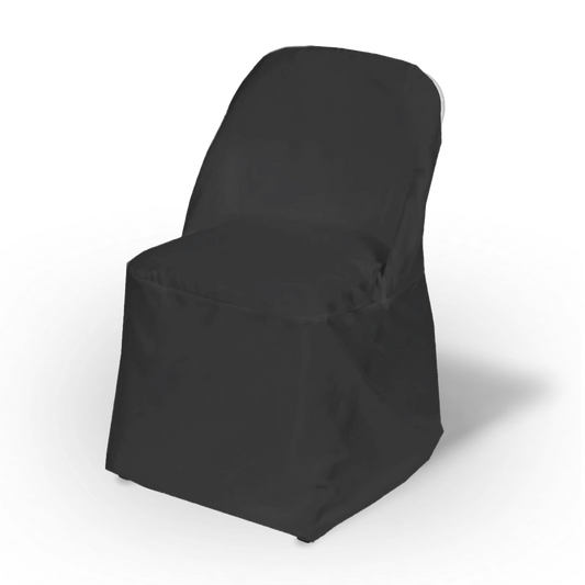 Black Folding Chair Cover