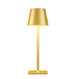 Gold Table Lamp - Cordless and Height Adjustable