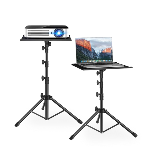 An adjustable stand for a projector and laptop