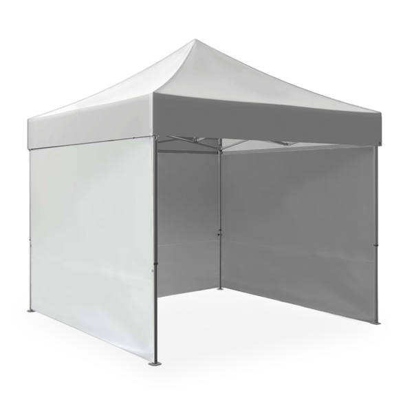 White sidewall rental for 10x10 pop-up tents at outdoor events
