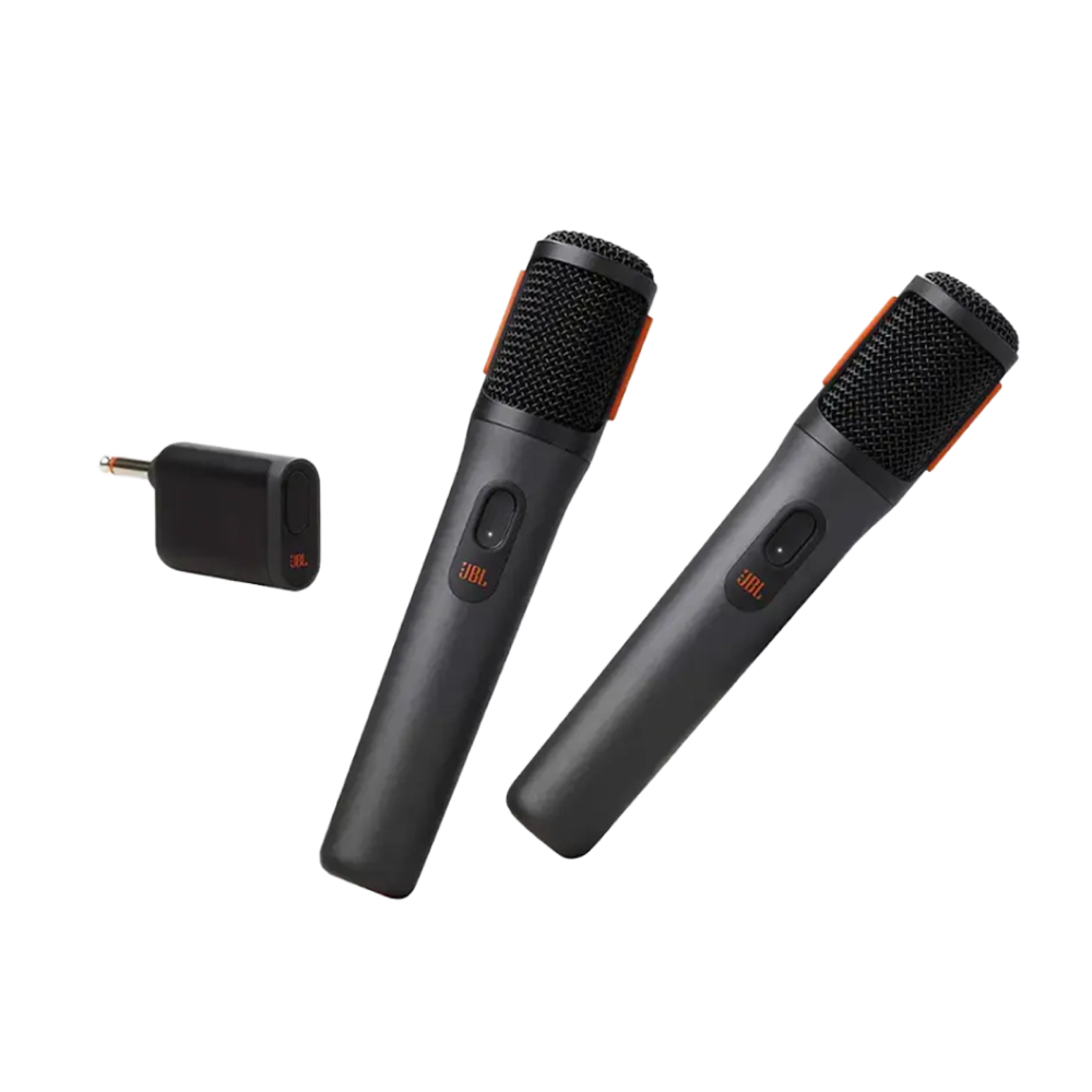 A handheld wireless microphone for events