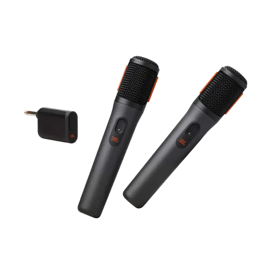 A handheld wireless microphone for events